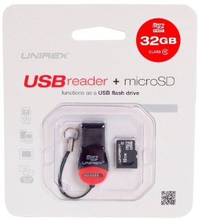 Unirex Micro SD Card with USB Reader (USR 325) Computers & Accessories