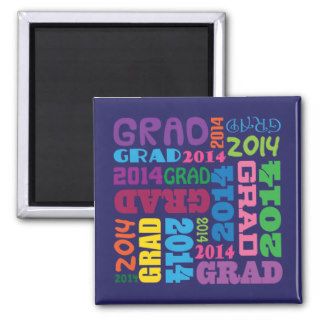 Graduation Gift Class of 2014 Fridge Magnet