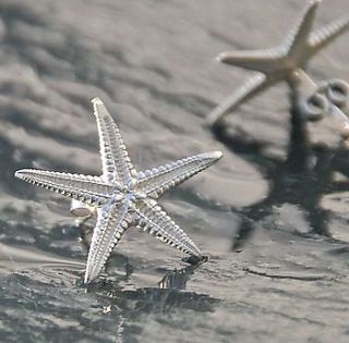 handmade sterling silver starfish earrings by penelopetom direct ltd