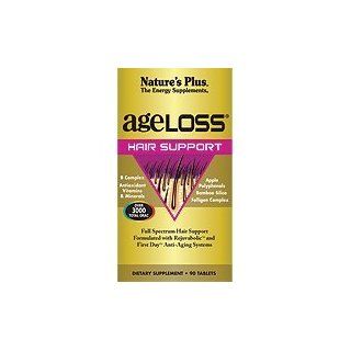 Nature's Plus. Ageloss Hair Support. 90 Vcaps (4 Pack) Health & Personal Care