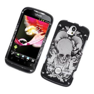 Eagle Cell PIHWMYTOUCHQ2G2D101 Stylish Hard Snap On Protective Case for Huawei myTouch Q U8730   Retail Packaging   Skull with Angel Cell Phones & Accessories