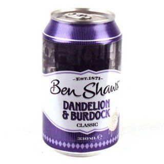 Ben Shaw Dandelion and Burdock 330g  Soda Soft Drinks  Grocery & Gourmet Food