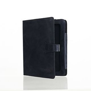 black leather ipad cover with stand by vida vida