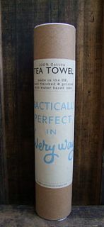 practically perfect in every way tea towel by home & glory