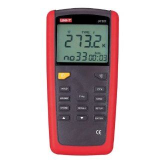 Digital Thermocouple Thermometer UT321, One input, K, J, T and E Type, Data Logger and USB