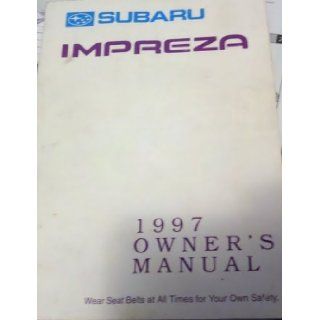 Subaru Impreza 1997 Owner's Manual Books