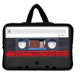 Fashion Designed Cool Cassette Tape 13" 13.3" inch Notebook Neoprene Soft Laptop Sleeve Case Carrying Bag Cover Pouch with Hidden Handle for Apple Macbook Pro 13" Retina Display Air 13/ Sony VAIO/Samsung/DELL inspiron Vostro Studio XPS 13/HP