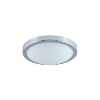 Jesco Lighting CM322SCH Envisage   One Light Small FLush Mount, Chrome Finish with Frosted Glass   Ceiling Pendant Fixtures  