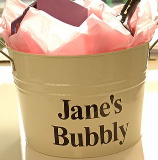 personalised large bucket by the letteroom