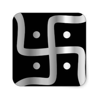 Swastika Symbol of Jainism religion Stickers