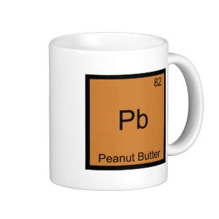 Pb   Peanut Butter Funny Element Chemistry T Shirt Coffee Mug