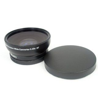 58mm 0.45x Wide Angle Lens with Macro Conversion Lens 58 0.45 Black  Camera Lens Supports  Camera & Photo