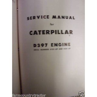 Caterpillar OEM Service Manual D330 D337 Service Manual Caterpillar Service Books