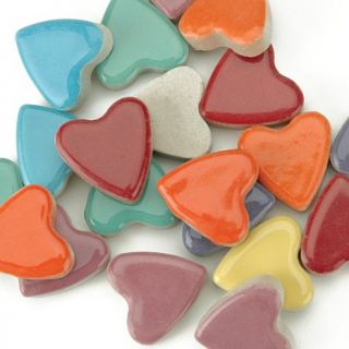 Mosaic Tiles Hearts 20 Ounce Value Pack   Assorted Colors