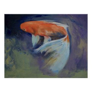 Koi Fish Painting Print