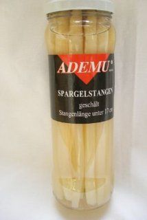 Ademu Spargelstangen Geschalt (330g /11.6 Oz)  Asparagus Produce  Grocery & Gourmet Food