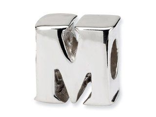 Reflections Sterling Silver Letter M Pandora Compatible Bead Charm Pandora Charms Authentic By Pandora Jewelry