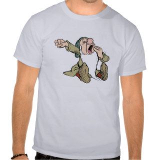 Snow White & the Seven Dwarfs Sleepy yawning Tee Shirts