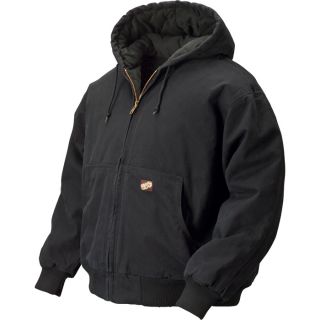 Gravel Gear Hooded Tundra Jacket — Black, Large  Coats