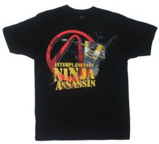 Interplanetary Ninja Assassin   Borderlands 2 T shirt Adult 2XL   Black at  Mens Clothing store Fashion T Shirts