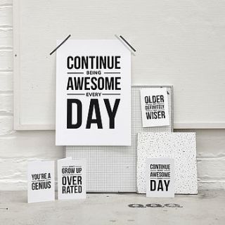'awesome' notecard set by doodlelove