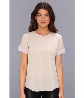 Rebecca Taylor S/S Tee w/ Silk Insets