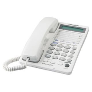 Panasonic KX TS208WH 2 Line Phone with LCD   White