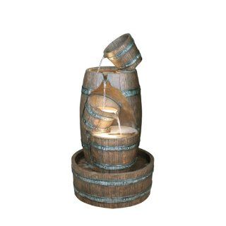 Shop ORE International K337 Indoor Outdoor Barrel Fountain, 38 1/2 Inch at the  Home Dcor Store. Find the latest styles with the lowest prices from ORE Intl
