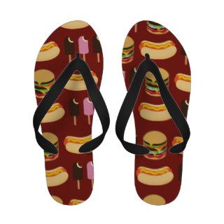 Picnic Barbecue Food Burger hotdog Sandals