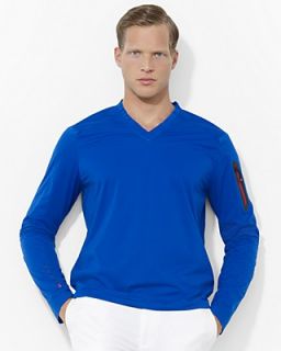 Polo Ralph Lauren Long Sleeved V Neck Wind Blocking Shirt's