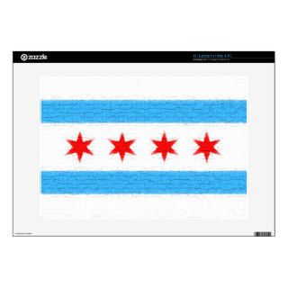 Chicago Flag Laptop Skins