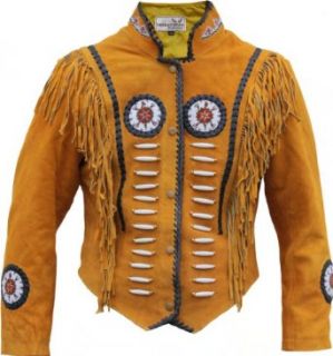 Western Leather Indian Western Carnival Fasching Jacket. Clothing