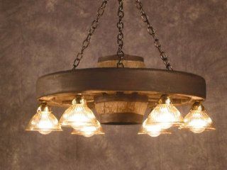 Shop Small Wagon Wheel Chandelier Down Lights at the  Home Dcor Store