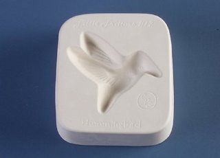 Hummingbird Fritter Ceramic Mold for Fusing Glass  Candy Making Molds  