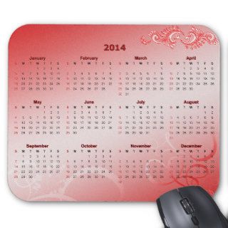 Calendar 2014 mouse pad