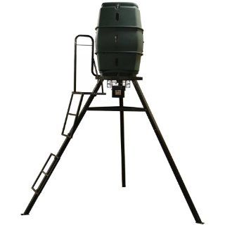 Hunten Outdoors 70   gallon Ladder Man Game Feeder  Hunting Game Feeders  Sports & Outdoors