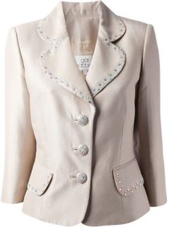 Gai Mattiolo Vintage Diamanté Trim Blazer