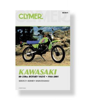 Clymer Kawasaki Singles 80 350cc Rotary Valve Manual M350 9 Automotive