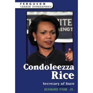 Condoleezza Rice (Ferguson Career Biographies) Bernard Ryan Jr. 9780816054800  Children's Books