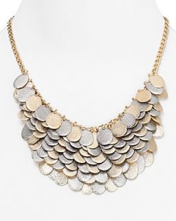 AQUA Shaky Disc Necklace, 16"'s