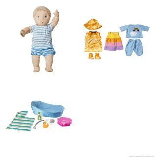 Ikea's LEKKAMRAT Doll, Blue, LEKKAMRAT Doll clothes, autumn and LEKKAMRAT Doll furniture, bathtub/accessories Toys & Games