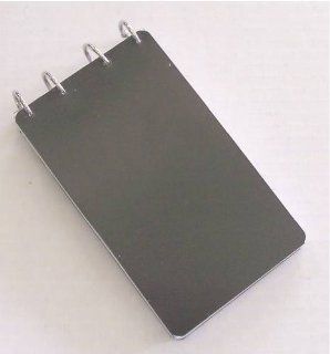 Jack's Pocket Notebook Planner tb354 Aluminum Covers Loose Leaf & Spiral 3.06" x 5.13" (paper 3"x5")  Personal Organizers 