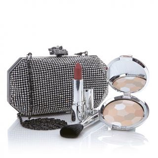 Real Collectibles by Adrienne® Jeweled Evening Bag with Cosmetic Essentials