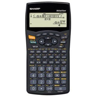 Sharp Elw535xbsl Blk Scientific Calculator Write View Display