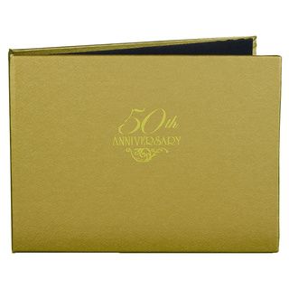 50th Anniversary Gold Guest Book Hortense B. Hewitt Other Wedding Essentials