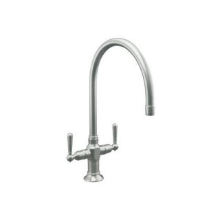 Hirise Stainless Two Handle Kitchen Faucet