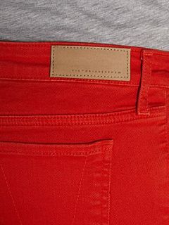 Victoria Beckham Denim Power skinny coloured jeans Coral