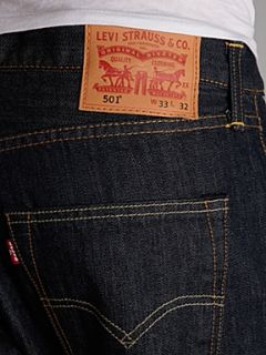 Levis 501 Marlon Straight Fit Jeans Denim
