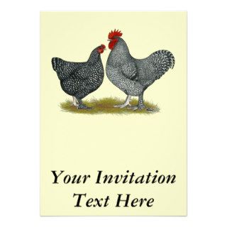 Maline Chickens Invitation