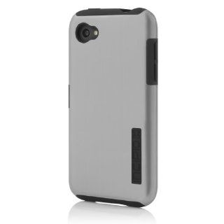 Incipio HT 364 DualPro Shine Case  for the HTC First   1 Pack   Retail Packaging   Silver/Black Cell Phones & Accessories